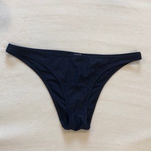 Aerie navy blue cheekier bikini bottoms